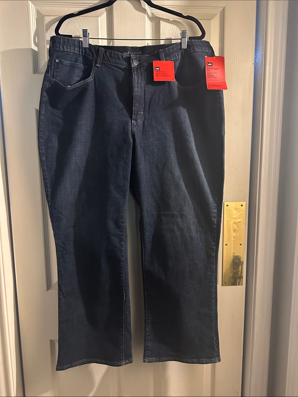 Lee Women Bootcut Comfort fit Jeans in Dark Blue Denim